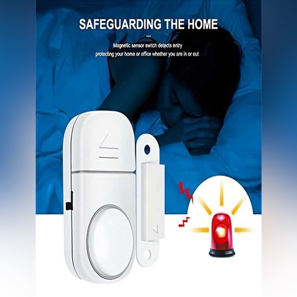 2Pc Wireless Door Window Alarm - Loudspeaker Magnetic Sensor - Picture 3 of 10